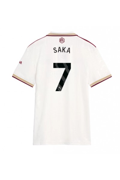 Arsenal Bukayo Saka #7 Jalkapallovaatteet Naisten Kolmaspaita 2025-26 Lyhythihainen Arsenal Bukayo Saka #7 Jalkapallovaatteet Naisten Kolmaspaita 2025-26 Lyhythihainen